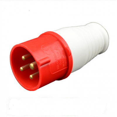 Industrial Plug and Socket, 3pin, 4pins, 5pins IP44/IP67